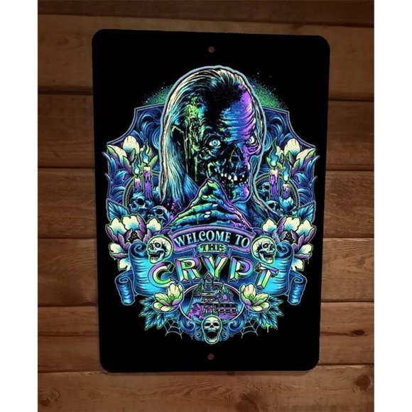 Welcome to the Crypt Tales From the Keeper TV Show 8x12‎ Metal Wall Sign - Picture 1 of 1